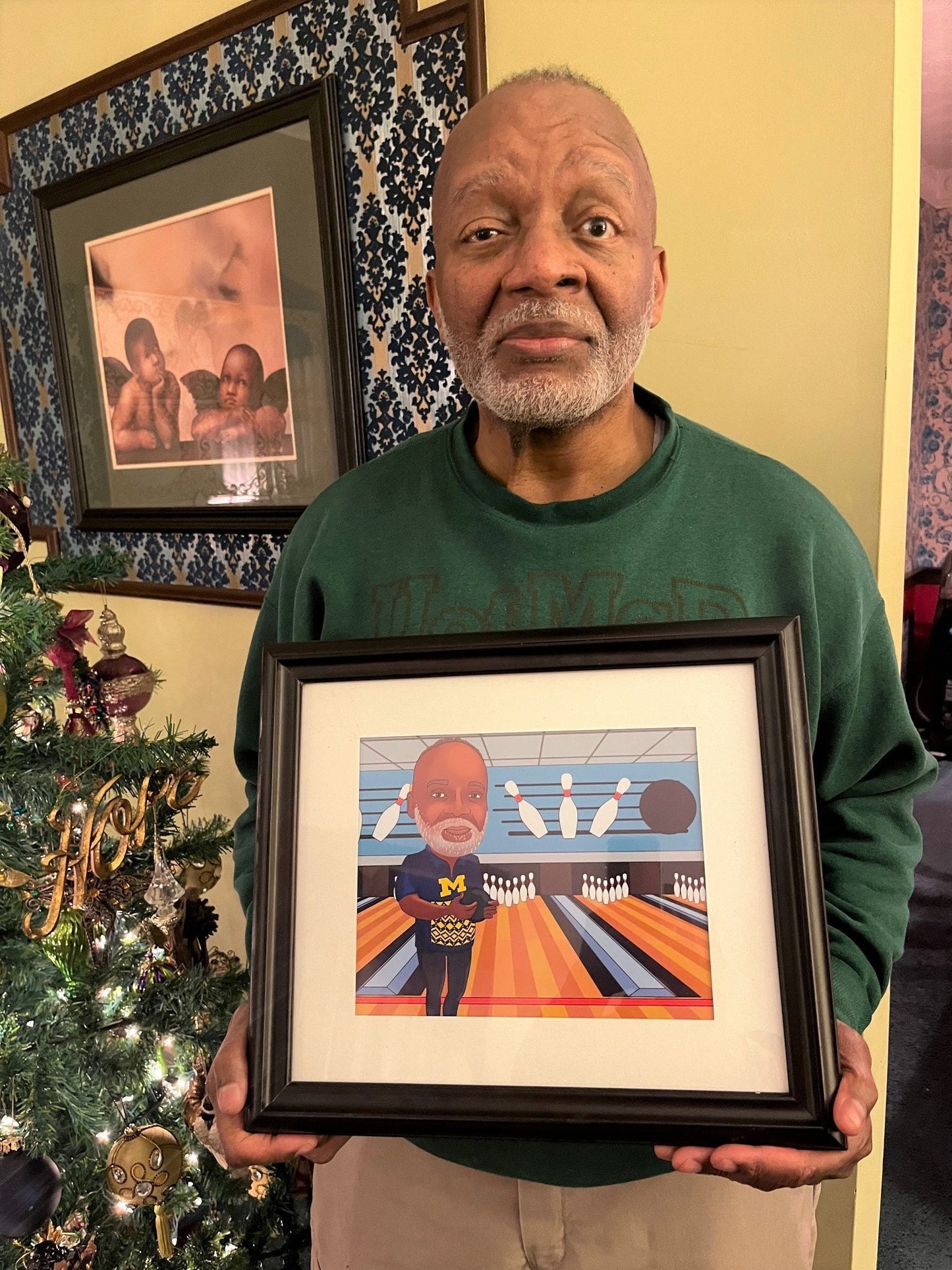 Boxer Karikatur vom Foto