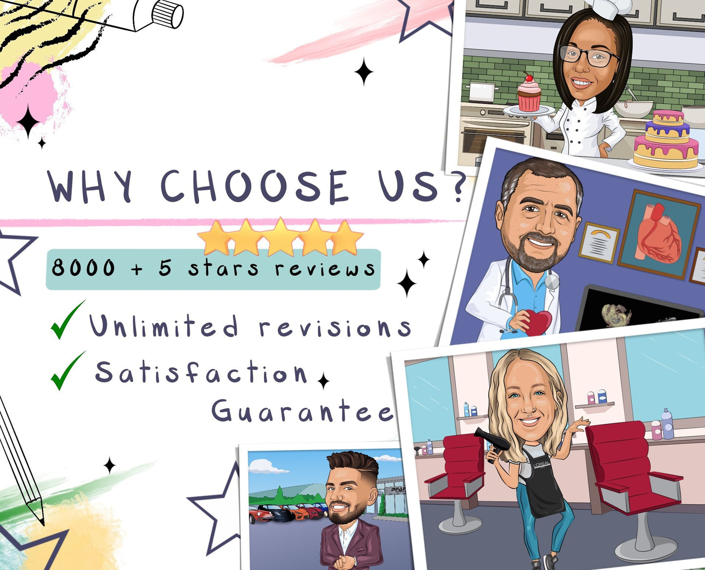 Tennisspieler Karikatur vom Foto