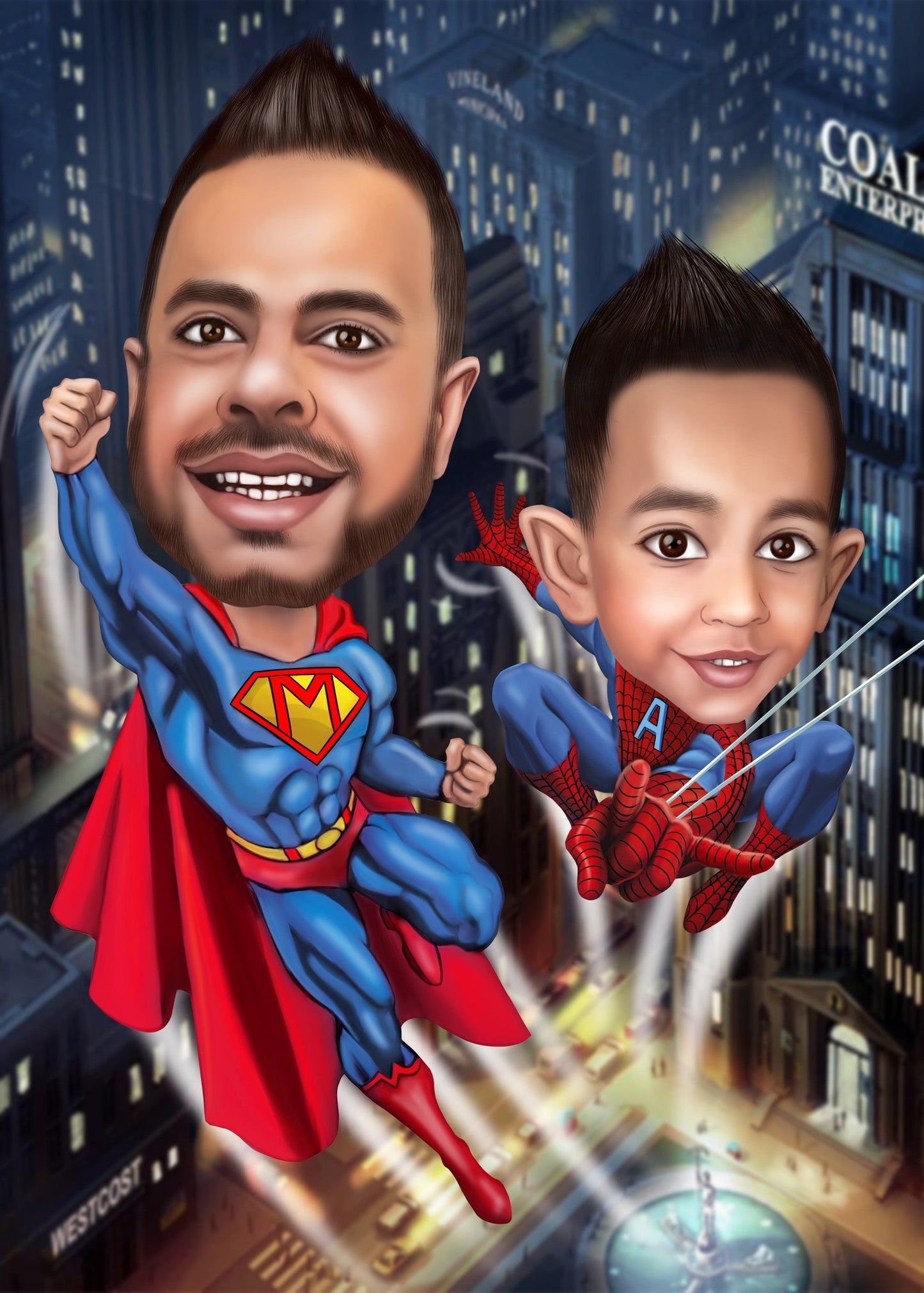 Karikatur Superheld - Karikaturen-Online - 7