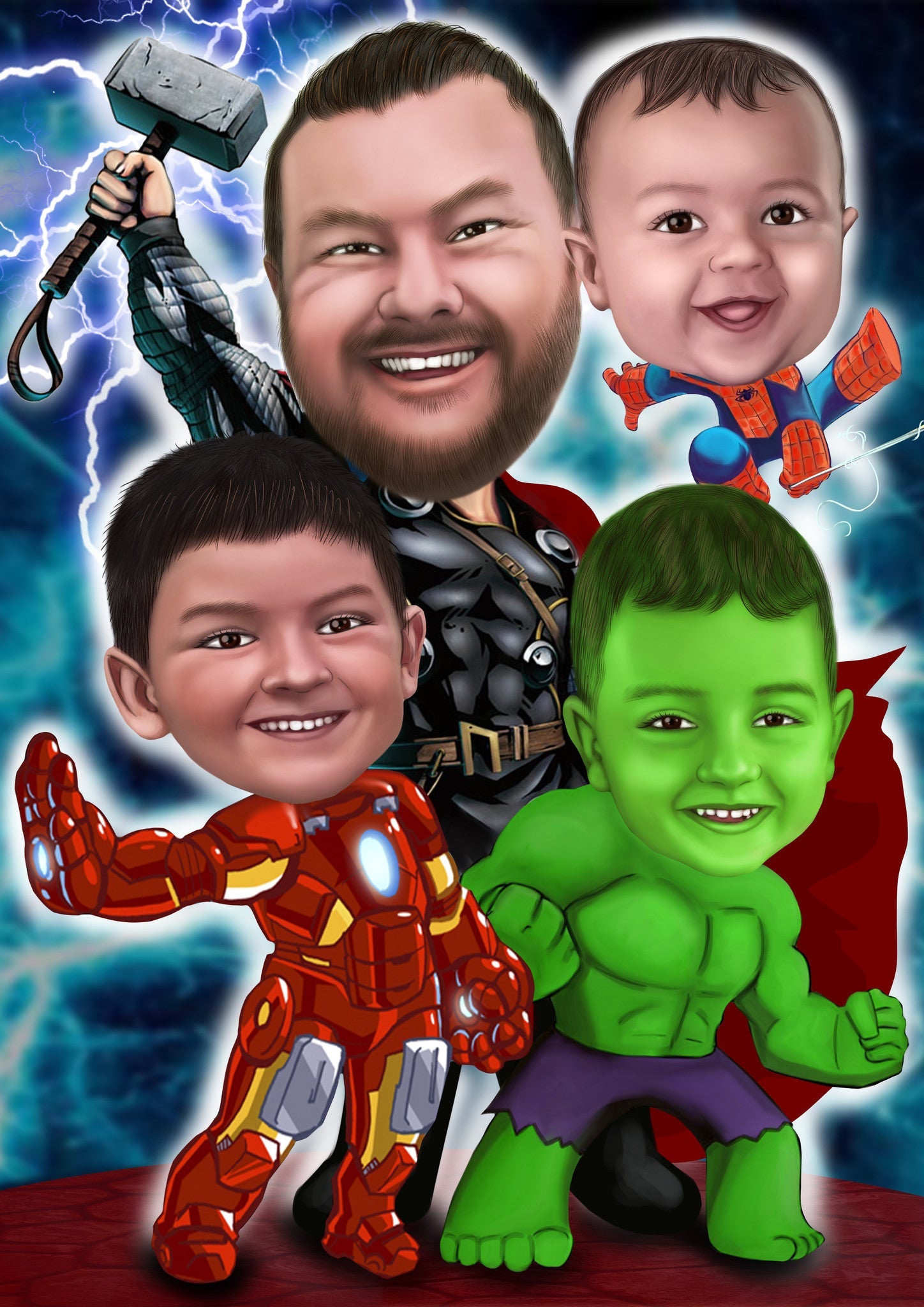 Karikatur Superheld - Karikaturen-Online - 5