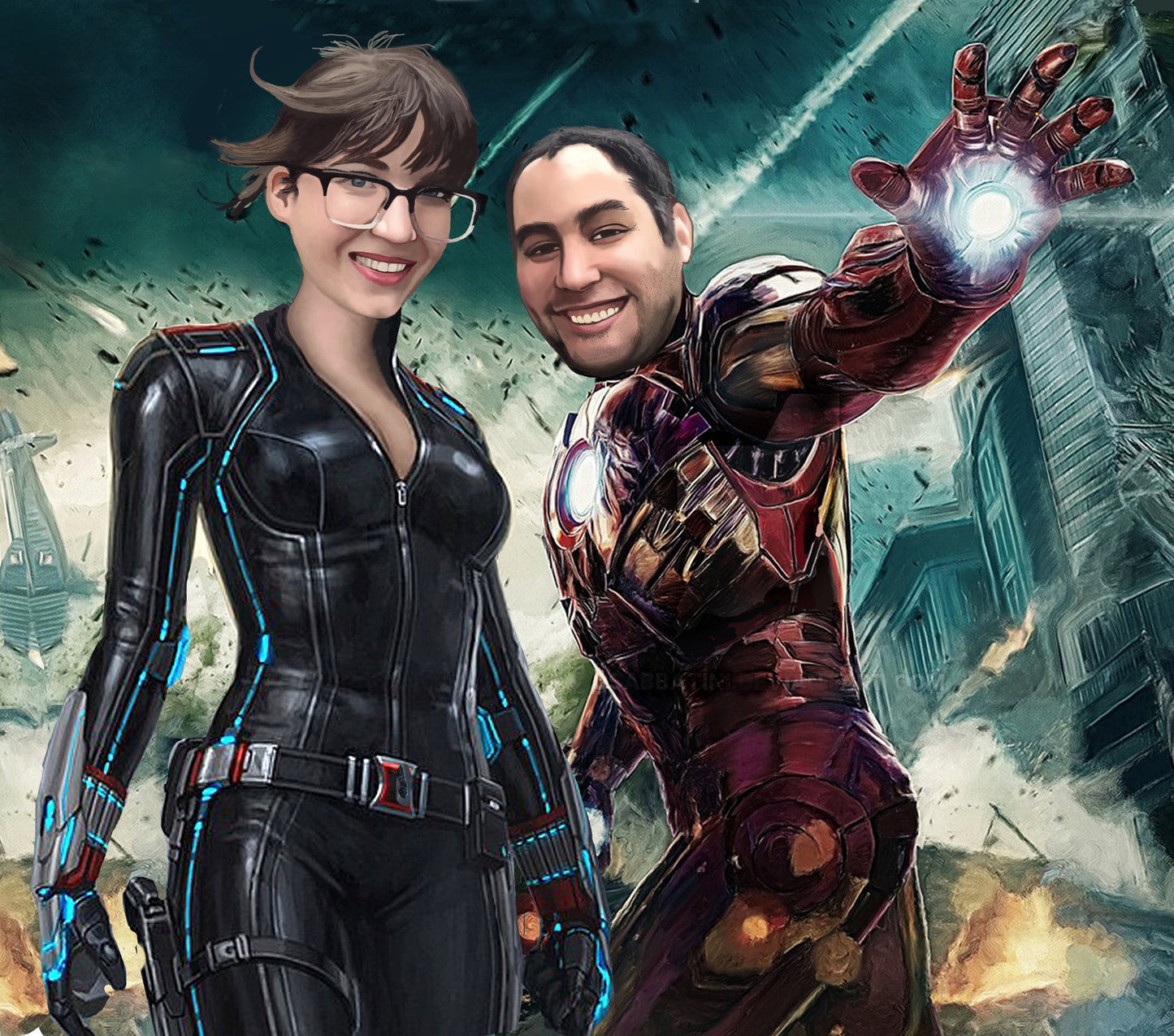 Karikatur Superheld - Karikaturen-Online - 6